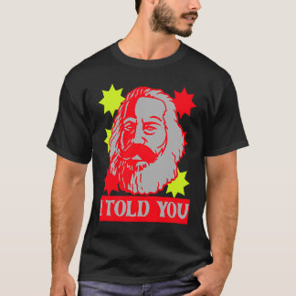 Camiseta Karl Marx Eu Te Disse Capital Comunista