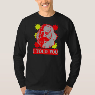 Camiseta Karl Marx Eu Te Disse Capital Comunista