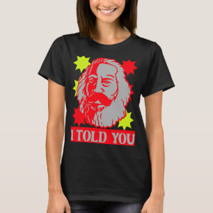 Camiseta Karl Marx Eu Te Disse Capital Comunista