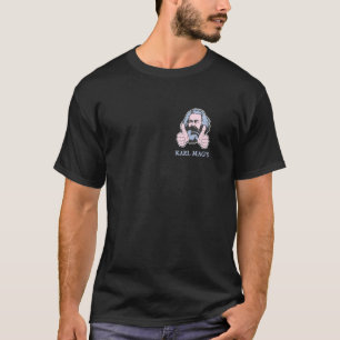 Camiseta Karl Marx Mags Aponta Ideia Para Filósofo