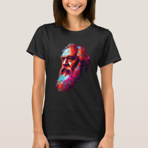 Camiseta Karl Marx Marxismo Socialismo Comunismo Wo Polític