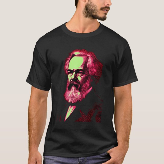 Camiseta Karl Marx Marxismo Socialismo Comunismo Wo Polític (Frente)