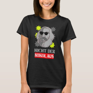 Camiseta Karl Marx Motif Não É O Papai Noel Capitali