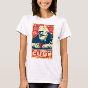 Camiseta Karl Marx - o cubo do pessoa: Parte superior das
