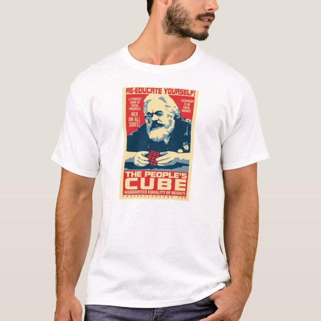 Camiseta Karl Marx - o cubo do pessoa: T-shirt de OHP (Frente)