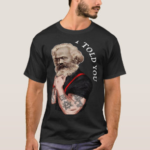 Camiseta Karl Marx Pop Art Retrato Revolução Tatoo Vintag