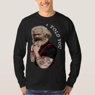 Camiseta Karl Marx Pop Art Retrato Revolução Tatoo Vintag
