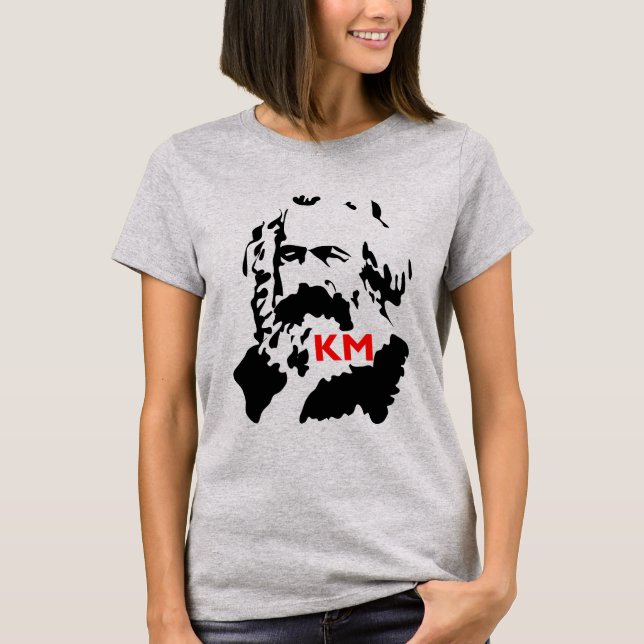 CAMISETA KARL MARX PORTRAIT 1 (Frente)