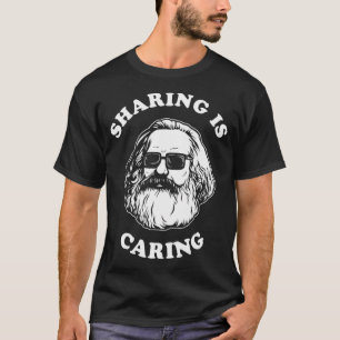 Camiseta Karl Marx Socialismo Compartilhando Está Se Import
