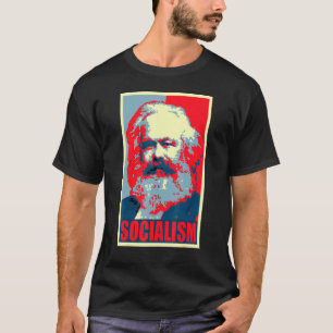 Camiseta Karl Marx Socialismo Pop Art