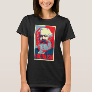 Camiseta Karl Marx Socialismo Pop Art