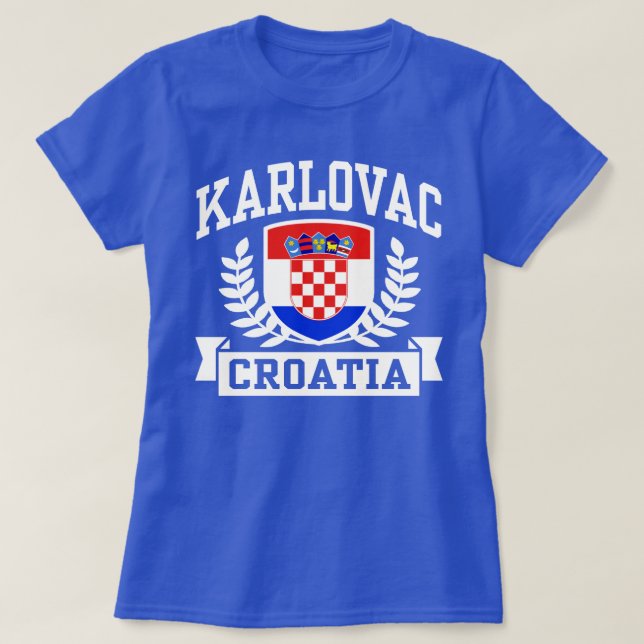 Camiseta Karlovac Croácia (Frente do Design)