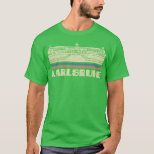 Camiseta Karlsruhe City Gift Alemanha Cidade Silhouette Sky