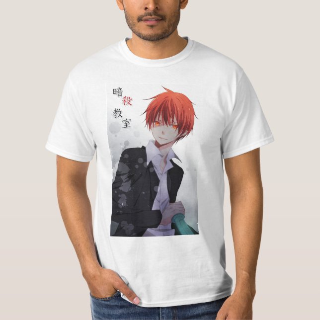 Camiseta Karma Akabane anime art (Frente)