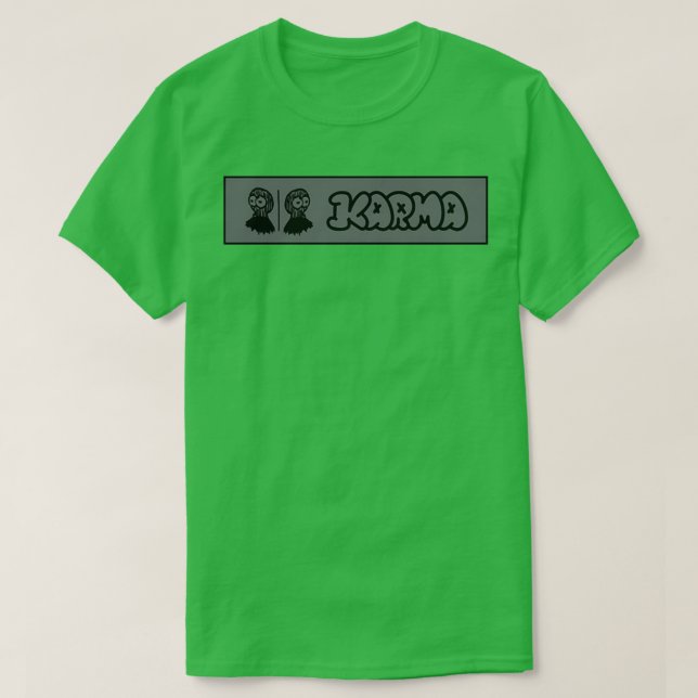 Camiseta Karma Back to Back Design (Frente do Design)