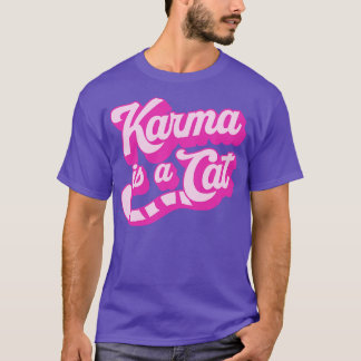 Camiseta Karma é um gato