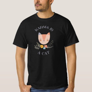 Camiseta Karma é um gato