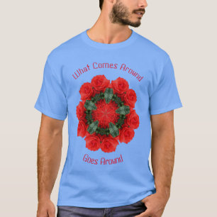 Camiseta Karma entra em torno de Rosas, inspiração