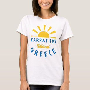 Camiseta Karpathos Island, Grécia - Sunshine Women's