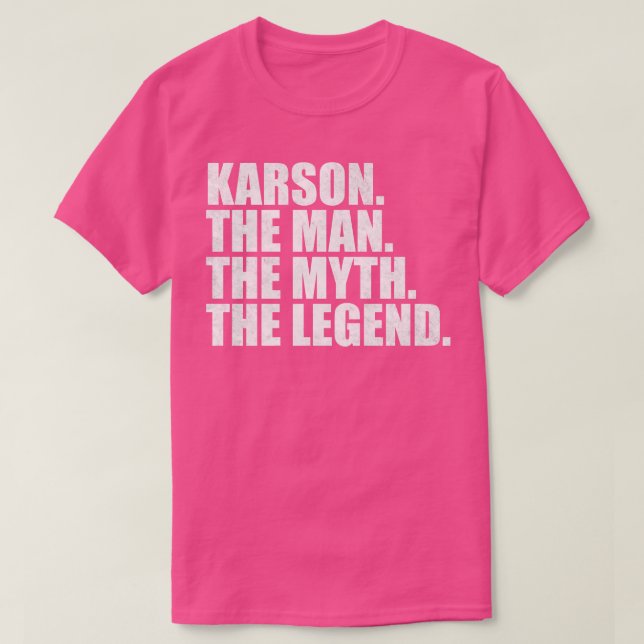 Camiseta Karson Karson Nome próprio Karson (Frente do Design)