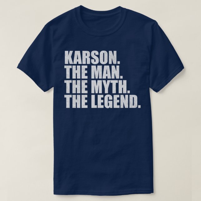 Camiseta Karson Karson Nome próprio Karson (Frente do Design)