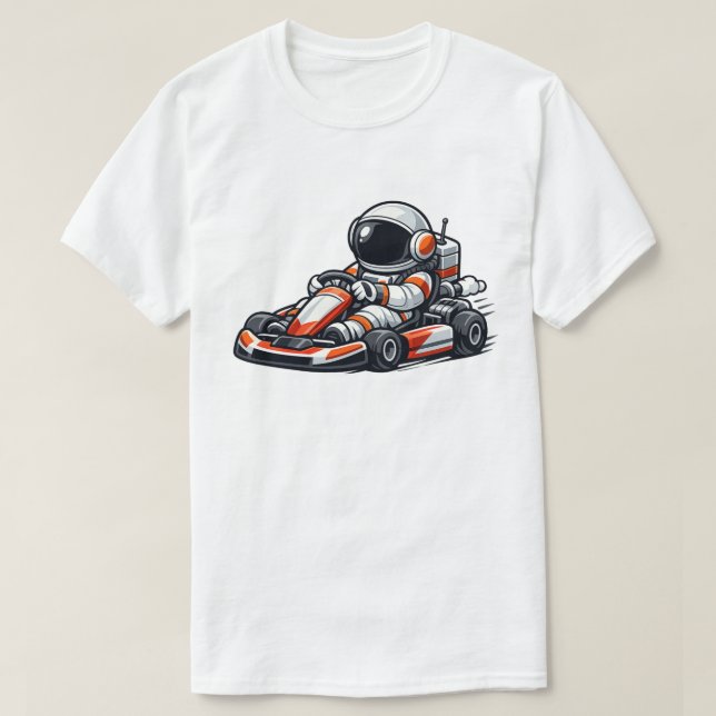 Camiseta Kart Astronauta (Frente do Design)