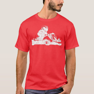 Camiseta Kart Shirt Kart Racing GoCart Karting Men Crianças