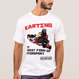 Camiseta Karting o formulário o mais puro do desporto