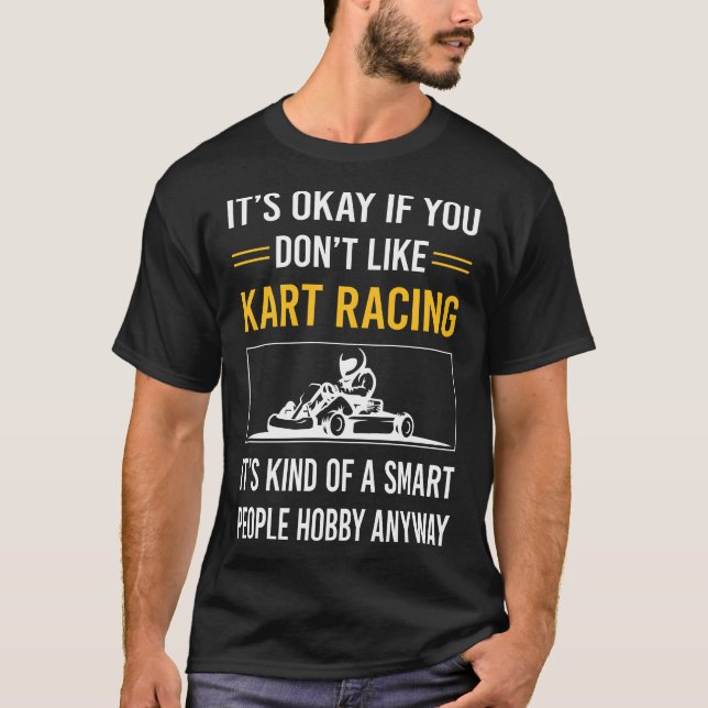 Camiseta Karting Race Race Race do Pessoas Kart (Frente)
