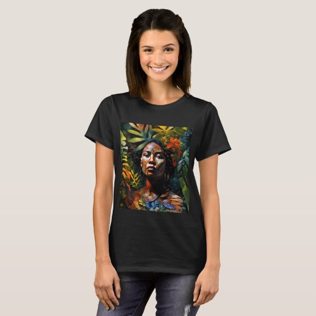 Camiseta "Karuma" Sonho Selvagem - Mulheres Na Amazônia (Frente Completa)