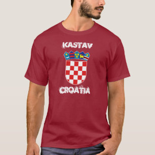 Camiseta Kastav, Croácia com casaco de armas