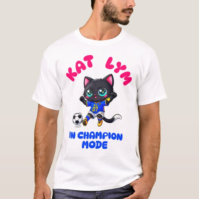 Camiseta Kat Lym In Champion Mode  (Frente)
