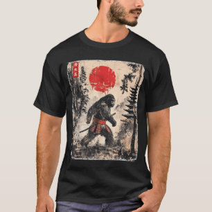 Camiseta Katana Bigfoot Samurai Japonês