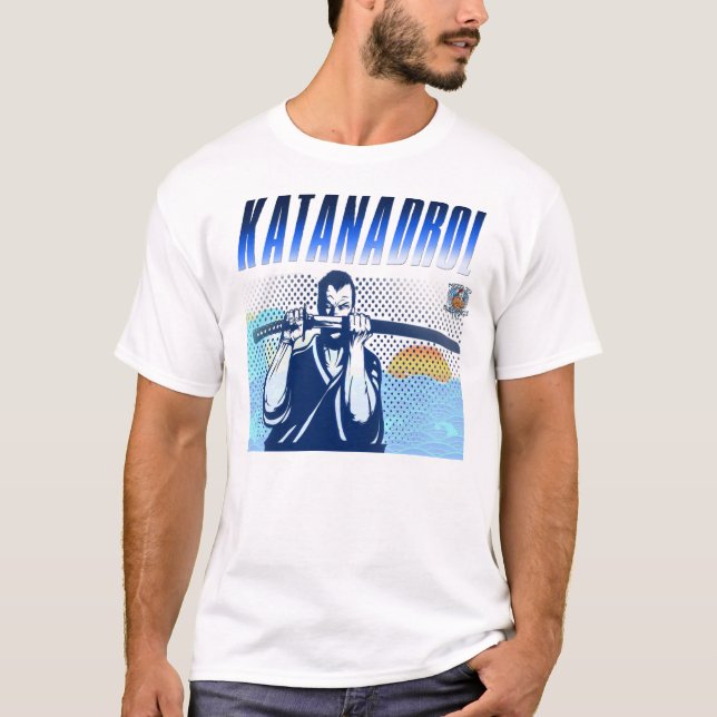 Camiseta katanadrol, NTBM (parte dianteira branca SOMENTE) (Frente)