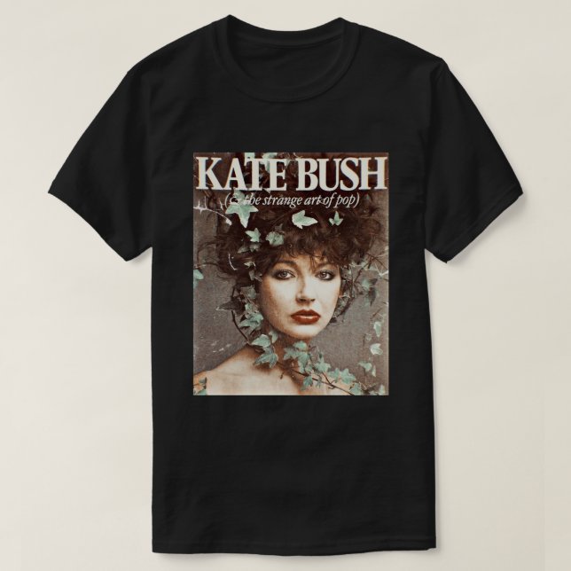 Camiseta Kate Bush no meu coração Frame Art Impressão (Frente do Design)