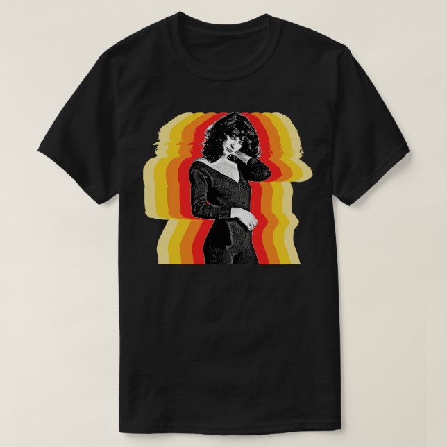 Camiseta Kate Bush Retro Aestética Fan Art Design (Frente do Design)