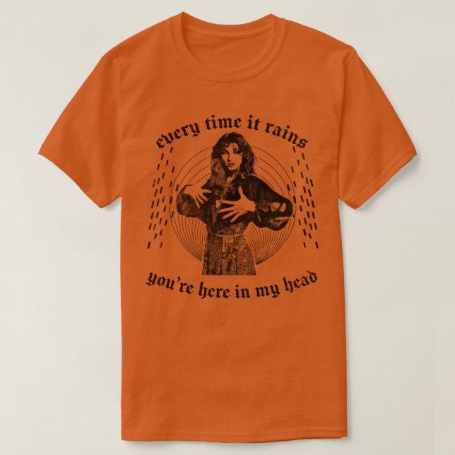 Camiseta Kate Bush Retro Aestética Fan Art Design 2 (Frente do Design)