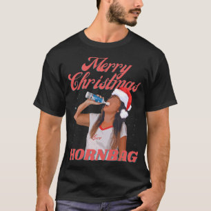 Camiseta Kath e Kim Christmas Cream Hornbag Clássico T-Shi