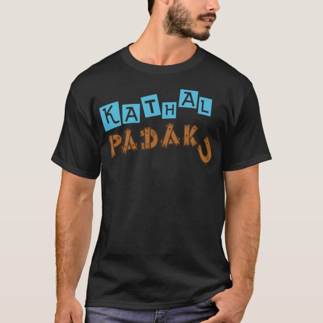 Camiseta Kathal Padaku - diálogo do telugu (Frente)