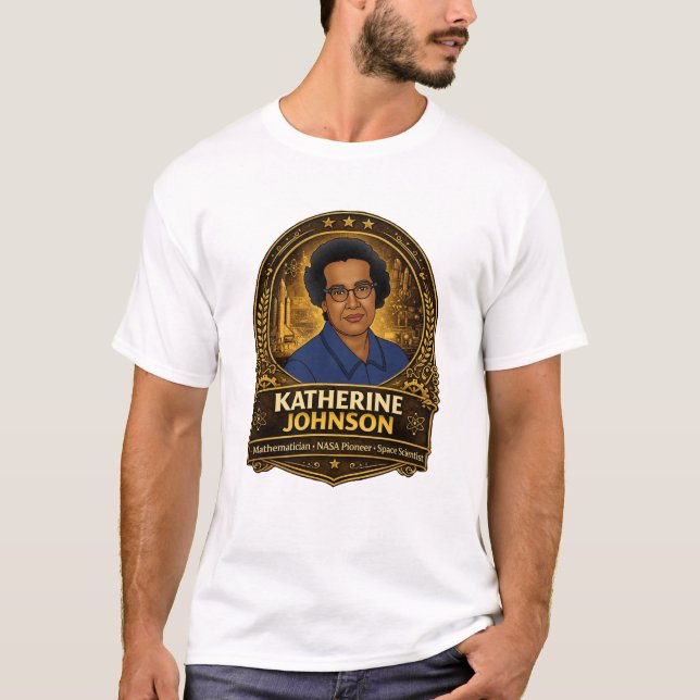Camiseta Katherine Johnson Tribute T-Shirt (Frente)