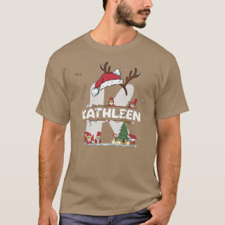 Camiseta Kathleen Christmasw Kathleen Nome para o Natal eng