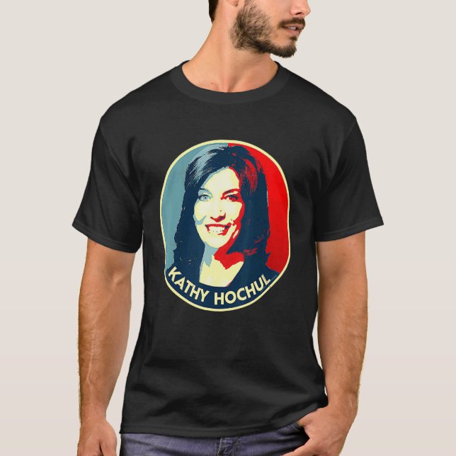 Camiseta Kathy Hochul Para O Governador De Nova Iorque 2022 (Frente)