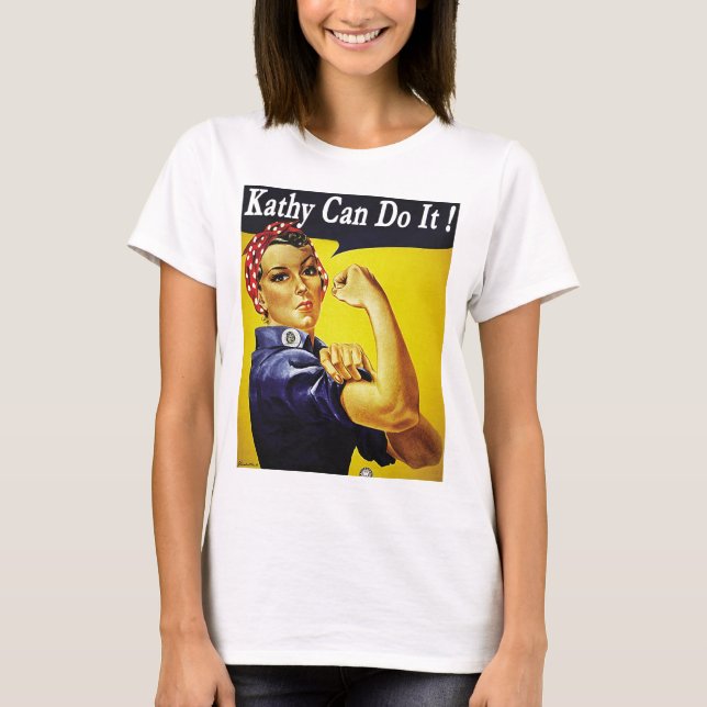 Camiseta Kathy pode fazê-lo (Frente)