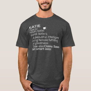 Camiseta Katie Nome Katie Definição Katie Nome Female Kati