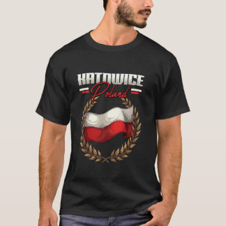 Camiseta Katowice Polônia Viagem Bandeira Polonesa Polska