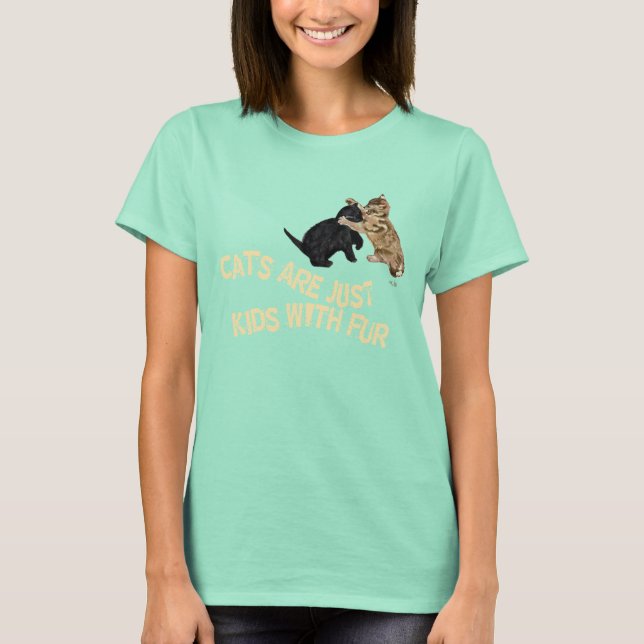 Camiseta Kats gatinho (Frente)