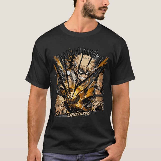Camiseta Katsuki Bakugo Explosive T-Shirt (Frente)
