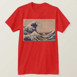 Camiseta Katsushika Hokusai: A Grande Onda em Kanagawa