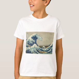 Camiseta Katsushika Hokusai: A grande onda em Kanagawa