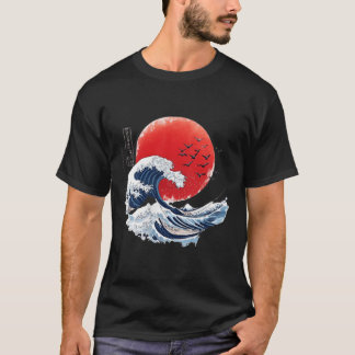 Camiseta Katsushika Hokusai Japanese Great Wave Men Women K